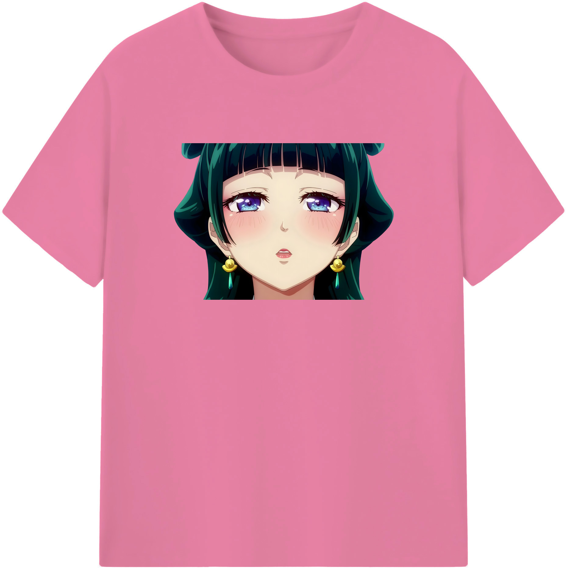 （画像用） 薬屋のひとりごと The Apothecary Diaries 綿100％半袖Tシャツ（フロントプリント）